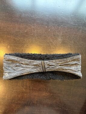 lululemon athletica Gray Knit Fleece Headband ear warmer